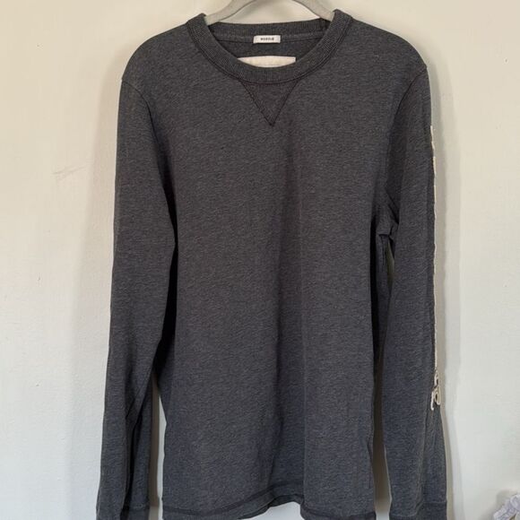 Abercrombie & Fitch Gray Muscle Fit Sweatshirt XL Long Sleeve Pullover - Picture 2 of 9